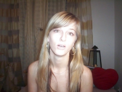 Teen Claudia having fun with herself