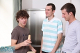 Julian Tomlinson, Caleb Moreton and Chris Fox