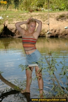Forest lake pee