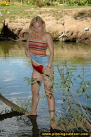 Forest lake pee