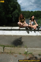 Friends pissing