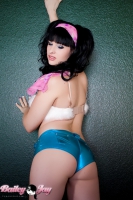 Furry White Bra
