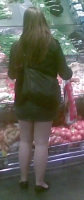 Her Pantyhose was soo shiny, cheesy, sweaty and stinky