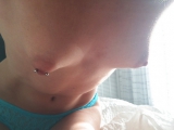 Nipples pierced part 1