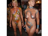 Nude Painted Ladies in Public Fetish Gallery 1