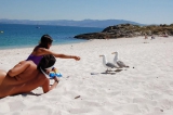 Teens at the beach