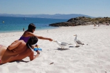 Teens at the beach