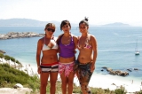 Teens at the beach
