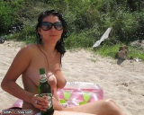 Huge tits on vacation