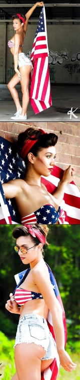 Sexy Patriotic Girls