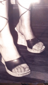 Friend shoes feet