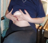 My horny english milf loves to show