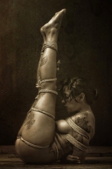 Bondage art session...