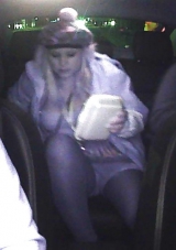 Upskirts in the car