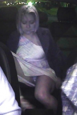 Upskirts in the car