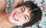 Cum covered boy faces