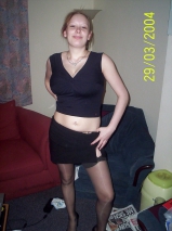 Blonde a grosses mamelles