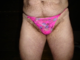 hard in pink panties