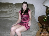 Upskirt Brunette Babe