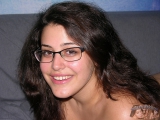 Glasses Teen Spreading Her Ass