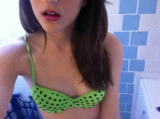 Hairy nerdy teen - geek queen nude selfies