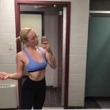 my girl at the gym