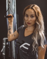 my girl at the gym