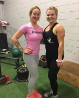 my girl at the gym