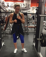 my girl at the gym