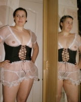 SILF uk holly harris from birmingham in slutty lingerie