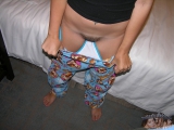 HAIRY BUSH - BUTTHOLE UNDERNEATH CARTOON PAJAMAS