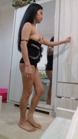 Sheraine Pornstar Hot Pose In Black Dress