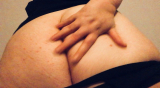 Exposed BBW Saggy Tits
