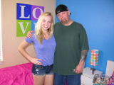 BLONDE TEEN GETTING CUM ON HER TITTIES
