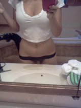 USA woman boobs pussy selfie
