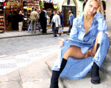 Peeped pussy girls without panties Photo erotica