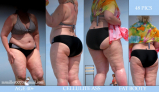 BBW and SSBBW beach voyeur (My work)