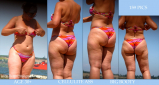 BBW and SSBBW beach voyeur (My work)