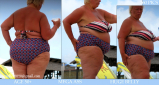 BBW and SSBBW beach voyeur (My work)