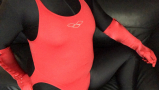 Sexy Red ARENA Swimsuit Cum