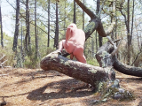 nat092 se donne du plaisir nu dans la nature