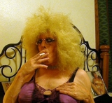 JOANNE SLAM - BIG HAIR BLONDE TRANNY SLUT