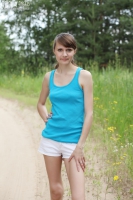 Slim nude girl
