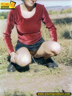 Pissing in the middle of villlage road - N