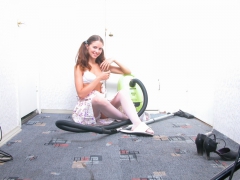 Kseniya likes to tidy - N