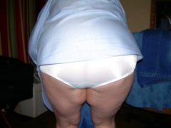 BBW wife panties bra tits pussy ass - N