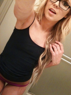 Hot Blonde College Babe - N