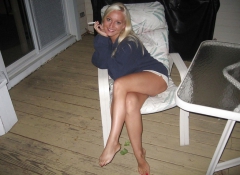 Smoking fetish blonde sweetheart - N