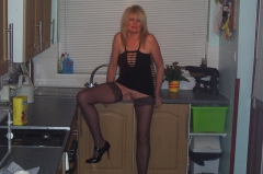UK Amateur Slut Milf Samantha in black Dress Part 2 - N