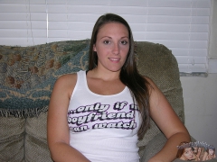 Hot Brunette Babe Shows Feet And Brown Butthole - N